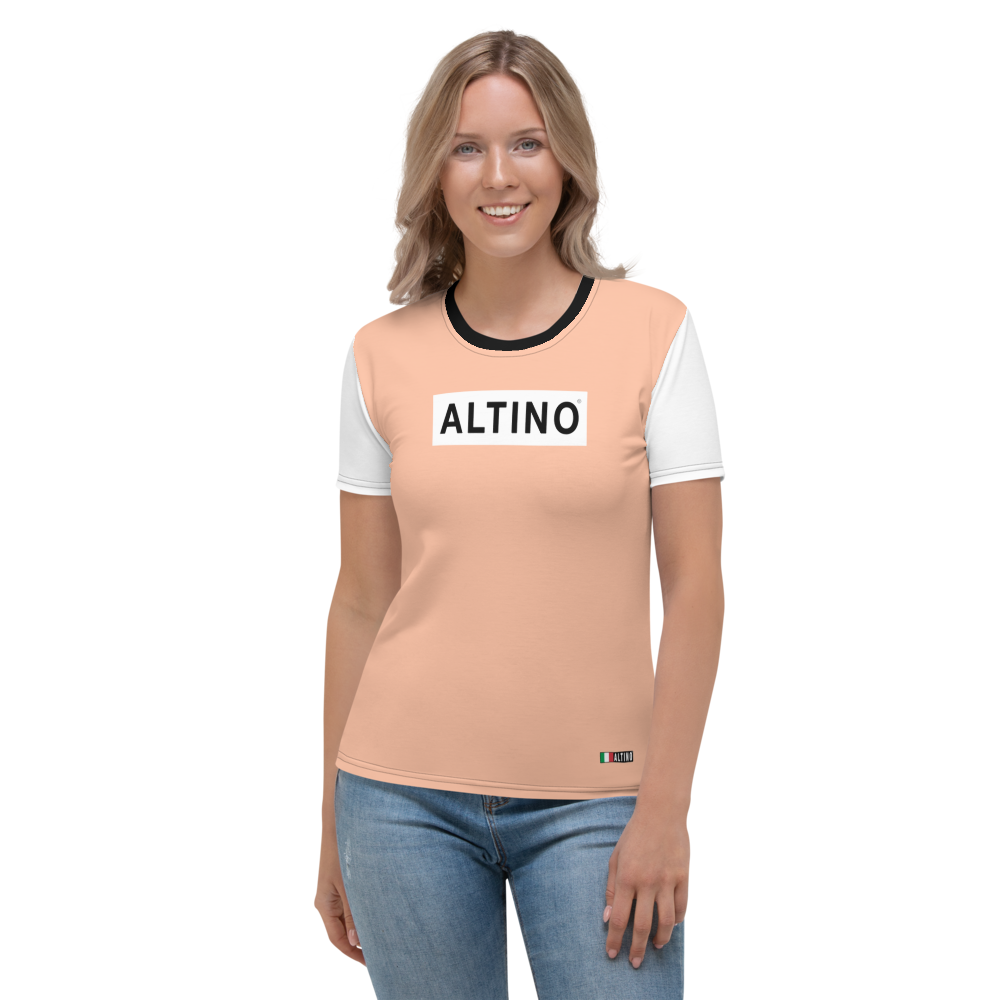 #eceb7ca0 - ALTINO Crew Neck T-Shirt - Summer Never Ends Collection - Stop Plastic Packaging - #PlasticCops - Apparel - Accessories - Clothing For Girls - Women Tops