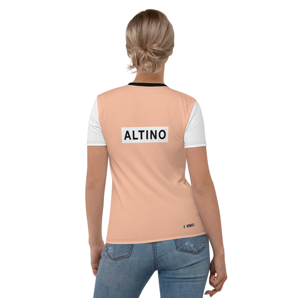 #eceb7ca0 - ALTINO Crew Neck T-Shirt - Summer Never Ends Collection - Stop Plastic Packaging - #PlasticCops - Apparel - Accessories - Clothing For Girls - Women Tops