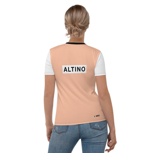 #eceb7ca0 - ALTINO Crew Neck T-Shirt - Summer Never Ends Collection - Stop Plastic Packaging - #PlasticCops - Apparel - Accessories - Clothing For Girls - Women Tops