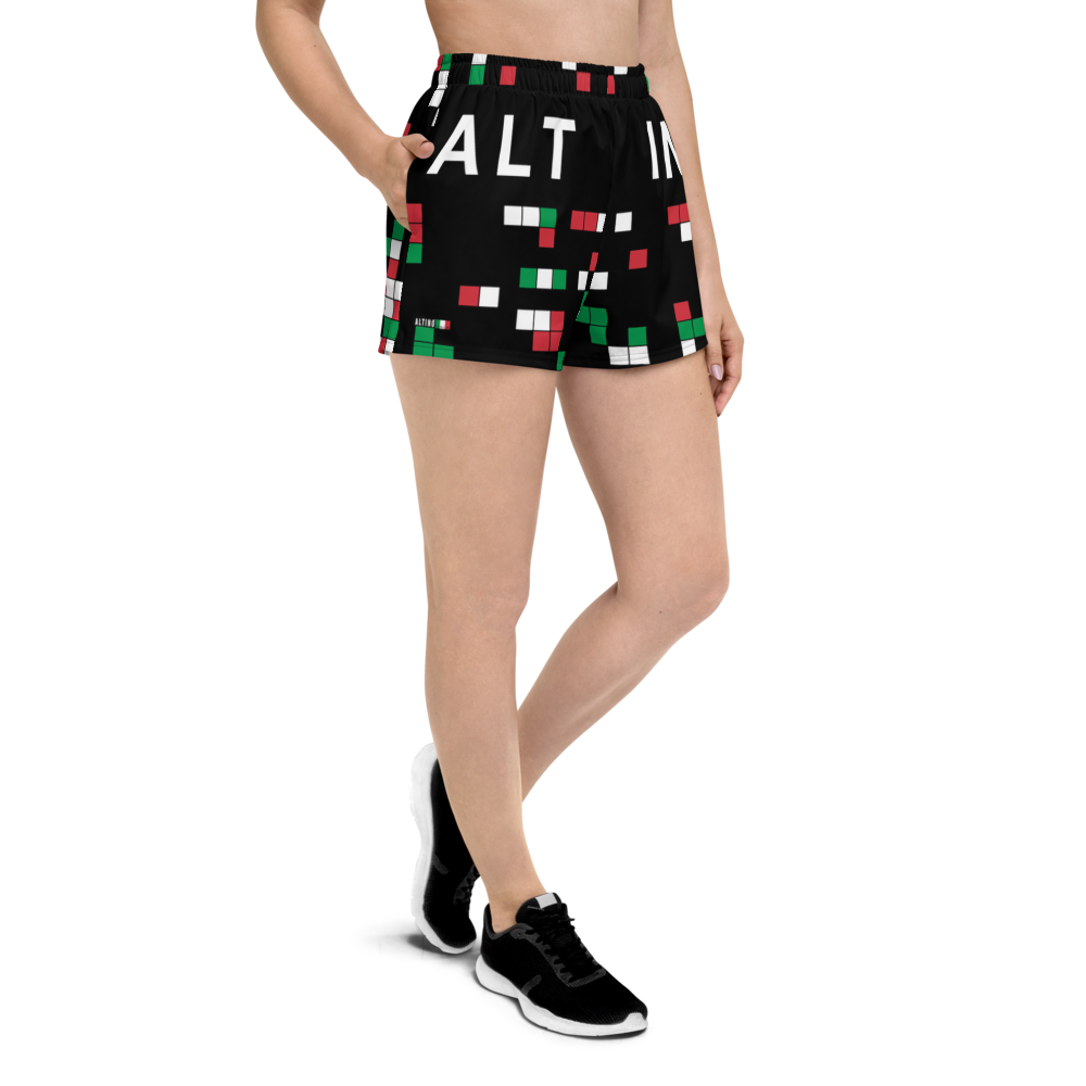 #f924eda0 - ALTINO Athletic Shorts - Viva Italia Collection - Stop Plastic Packaging - #PlasticCops - Apparel - Accessories - Clothing For Girls - Women