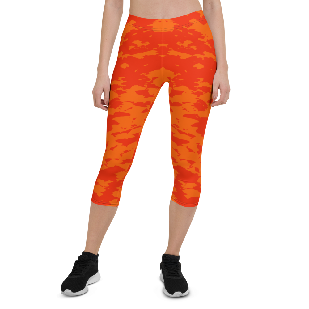 #6a9f2c90 - ALTINO Capri - Cherry Orange Collection - Yoga - Stop Plastic Packaging - #PlasticCops - Apparel - Accessories - Clothing For Girls - Women Pants