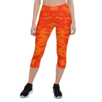 #6a9f2c90 - ALTINO Capri - Cherry Orange Collection - Yoga - Stop Plastic Packaging - #PlasticCops - Apparel - Accessories - Clothing For Girls - Women Pants