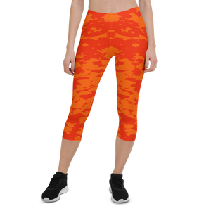 #6a9f2c90 - ALTINO Capri - Cherry Orange Collection - Yoga - Stop Plastic Packaging - #PlasticCops - Apparel - Accessories - Clothing For Girls - Women Pants