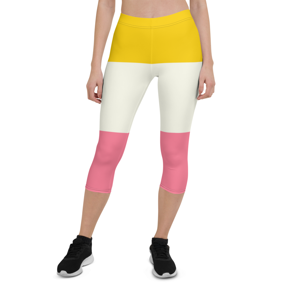 #f4da86d0 - ALTINO Capri - Team Girl Player - Summer Never Ends Collection - Yoga - Stop Plastic Packaging - #PlasticCops - Apparel - Accessories - Clothing For Girls - Women Pants