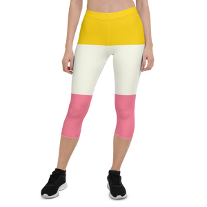 #f4da86d0 - ALTINO Capri - Team Girl Player - Summer Never Ends Collection - Yoga - Stop Plastic Packaging - #PlasticCops - Apparel - Accessories - Clothing For Girls - Women Pants