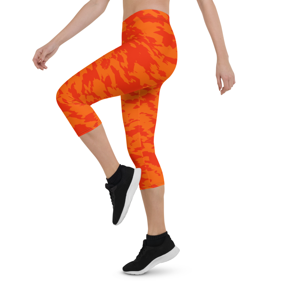 #6a9f2c90 - ALTINO Capri - Cherry Orange Collection - Yoga - Stop Plastic Packaging - #PlasticCops - Apparel - Accessories - Clothing For Girls - Women Pants
