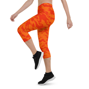 #6a9f2c90 - ALTINO Capri - Cherry Orange Collection - Yoga - Stop Plastic Packaging - #PlasticCops - Apparel - Accessories - Clothing For Girls - Women Pants