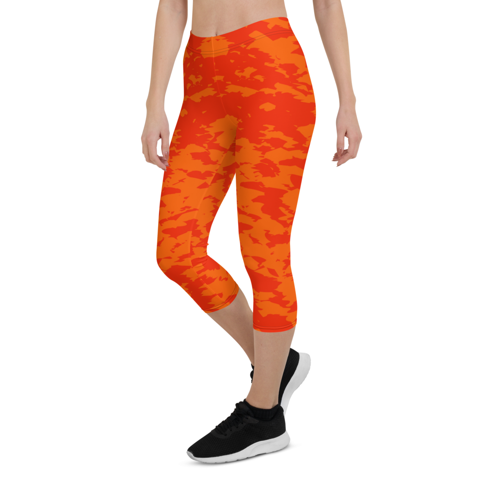 #6a9f2c90 - ALTINO Capri - Cherry Orange Collection - Yoga - Stop Plastic Packaging - #PlasticCops - Apparel - Accessories - Clothing For Girls - Women Pants