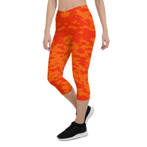 #6a9f2c90 - ALTINO Capri - Cherry Orange Collection - Yoga - Stop Plastic Packaging - #PlasticCops - Apparel - Accessories - Clothing For Girls - Women Pants