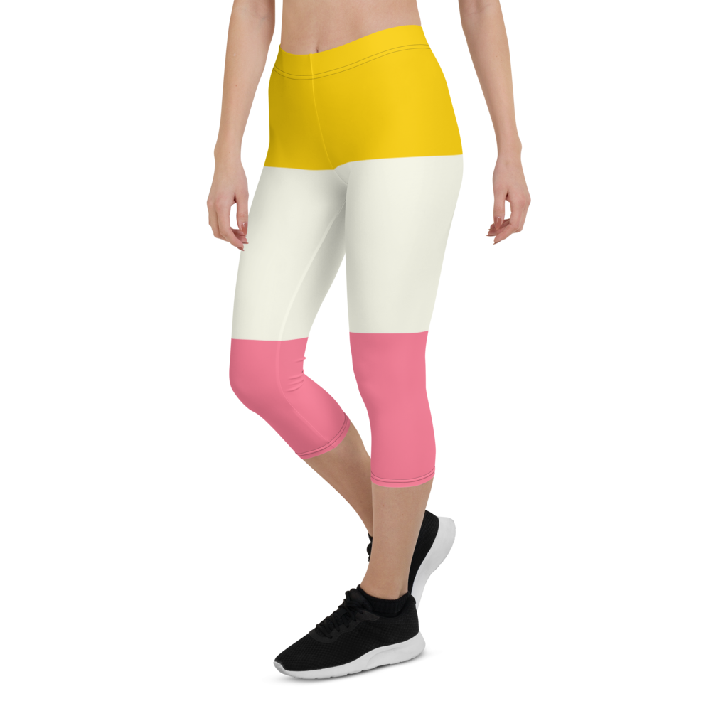 #f4da86d0 - ALTINO Capri - Team Girl Player - Summer Never Ends Collection - Yoga - Stop Plastic Packaging - #PlasticCops - Apparel - Accessories - Clothing For Girls - Women Pants