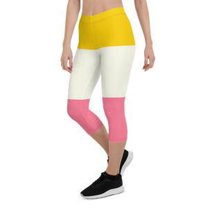 #f4da86d0 - ALTINO Capri - Team Girl Player - Summer Never Ends Collection - Yoga - Stop Plastic Packaging - #PlasticCops - Apparel - Accessories - Clothing For Girls - Women Pants