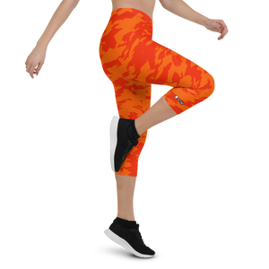 #6a9f2c90 - ALTINO Capri - Cherry Orange Collection - Yoga - Stop Plastic Packaging - #PlasticCops - Apparel - Accessories - Clothing For Girls - Women Pants