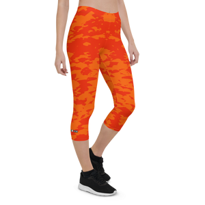 #6a9f2c90 - ALTINO Capri - Cherry Orange Collection - Yoga - Stop Plastic Packaging - #PlasticCops - Apparel - Accessories - Clothing For Girls - Women Pants