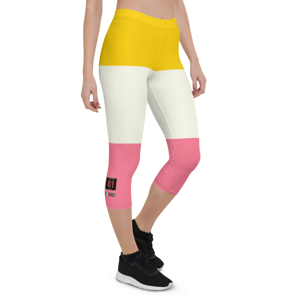 #f4da86d0 - ALTINO Capri - Team Girl Player - Summer Never Ends Collection - Yoga - Stop Plastic Packaging - #PlasticCops - Apparel - Accessories - Clothing For Girls - Women Pants