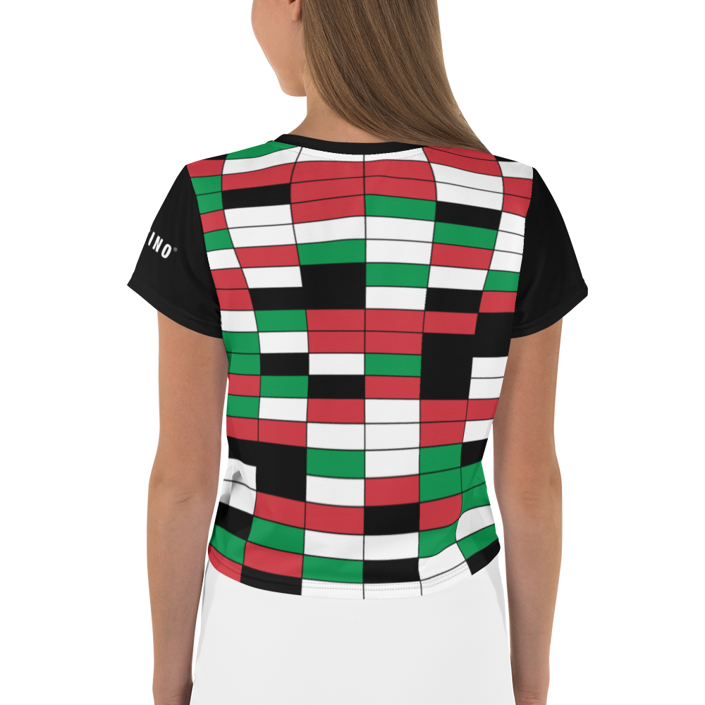 #8fd4e8a0 - ALTINO Crop Tees - Bella Italia Collection - Stop Plastic Packaging - #PlasticCops - Apparel - Accessories - Clothing For Girls - Women Tops