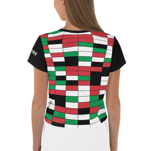 #8fd4e8a0 - ALTINO Crop Tees - Bella Italia Collection - Stop Plastic Packaging - #PlasticCops - Apparel - Accessories - Clothing For Girls - Women Tops