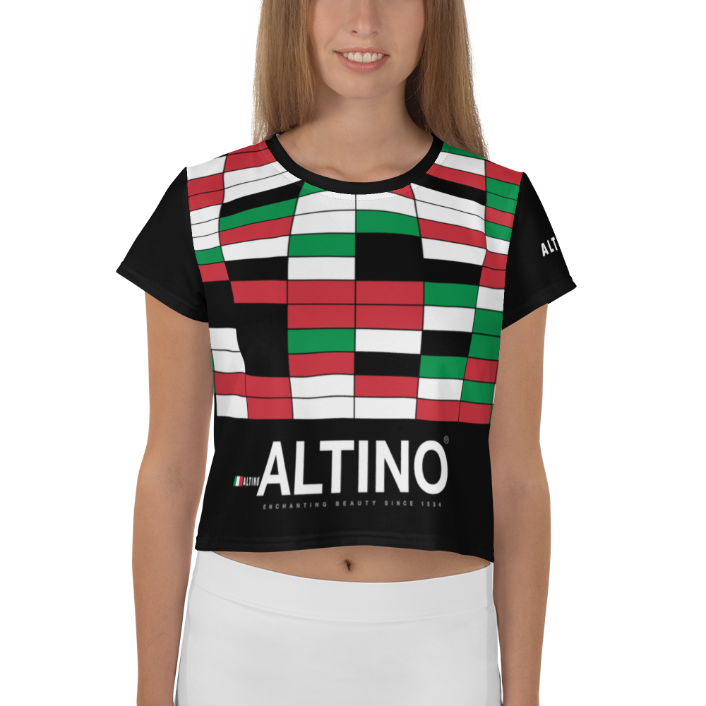 #8fd4e8a0 - ALTINO Crop Tees - Bella Italia Collection - Stop Plastic Packaging - #PlasticCops - Apparel - Accessories - Clothing For Girls - Women Tops