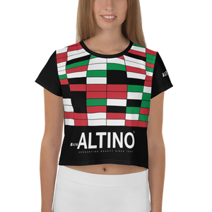 #8fd4e8a0 - ALTINO Crop Tees - Bella Italia Collection - Stop Plastic Packaging - #PlasticCops - Apparel - Accessories - Clothing For Girls - Women Tops