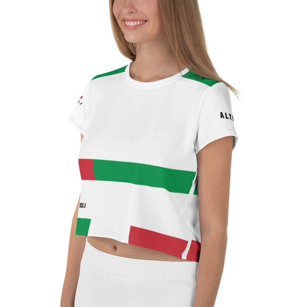 #fc6d1790 - ALTINO Crop Tees - Bella Italia Collection - Stop Plastic Packaging - #PlasticCops - Apparel - Accessories - Clothing For Girls - Women Tops