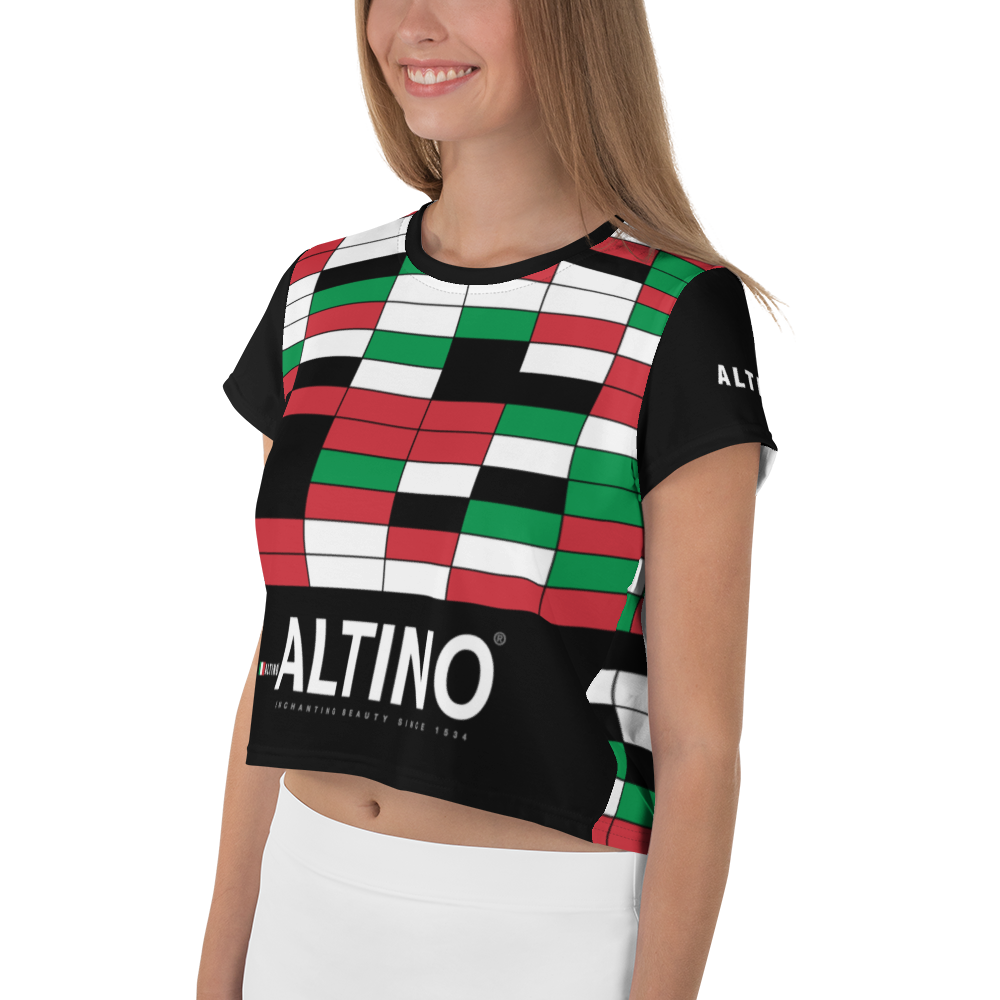 #8fd4e8a0 - ALTINO Crop Tees - Bella Italia Collection - Stop Plastic Packaging - #PlasticCops - Apparel - Accessories - Clothing For Girls - Women Tops