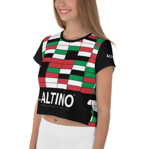 #8fd4e8a0 - ALTINO Crop Tees - Bella Italia Collection - Stop Plastic Packaging - #PlasticCops - Apparel - Accessories - Clothing For Girls - Women Tops