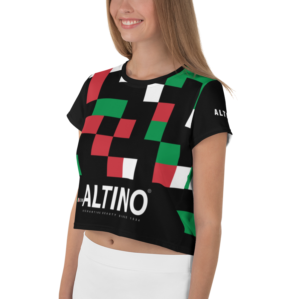 #5acfd0a0 - ALTINO Crop Tees - Bella Italia Collection - Stop Plastic Packaging - #PlasticCops - Apparel - Accessories - Clothing For Girls - Women Tops