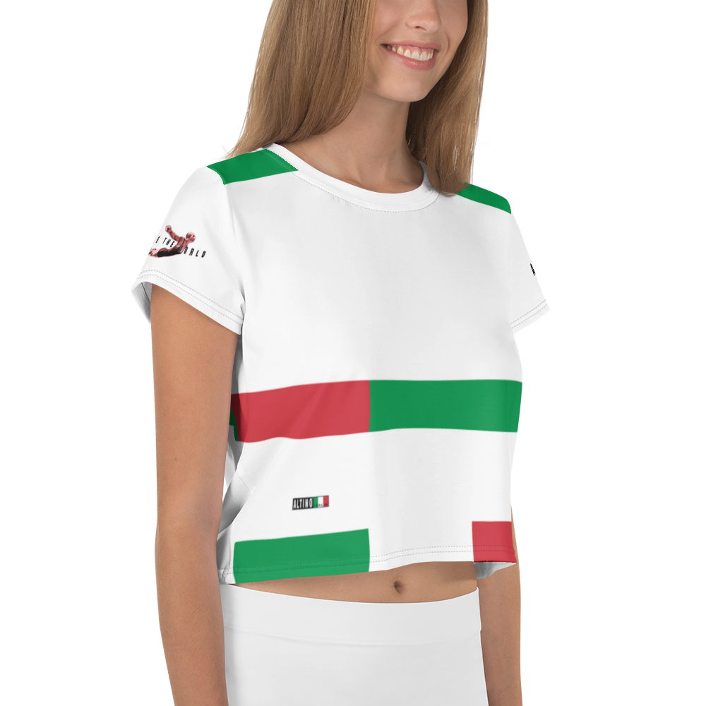 #fc6d1790 - ALTINO Crop Tees - Bella Italia Collection - Stop Plastic Packaging - #PlasticCops - Apparel - Accessories - Clothing For Girls - Women Tops