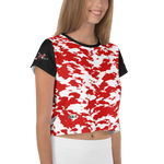 #48151d90 - ALTINO Crop Tees - Babe Red Collection - Stop Plastic Packaging - #PlasticCops - Apparel - Accessories - Clothing For Girls - Women Tops