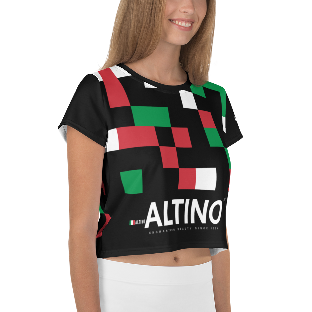 #5acfd0a0 - ALTINO Crop Tees - Bella Italia Collection - Stop Plastic Packaging - #PlasticCops - Apparel - Accessories - Clothing For Girls - Women Tops