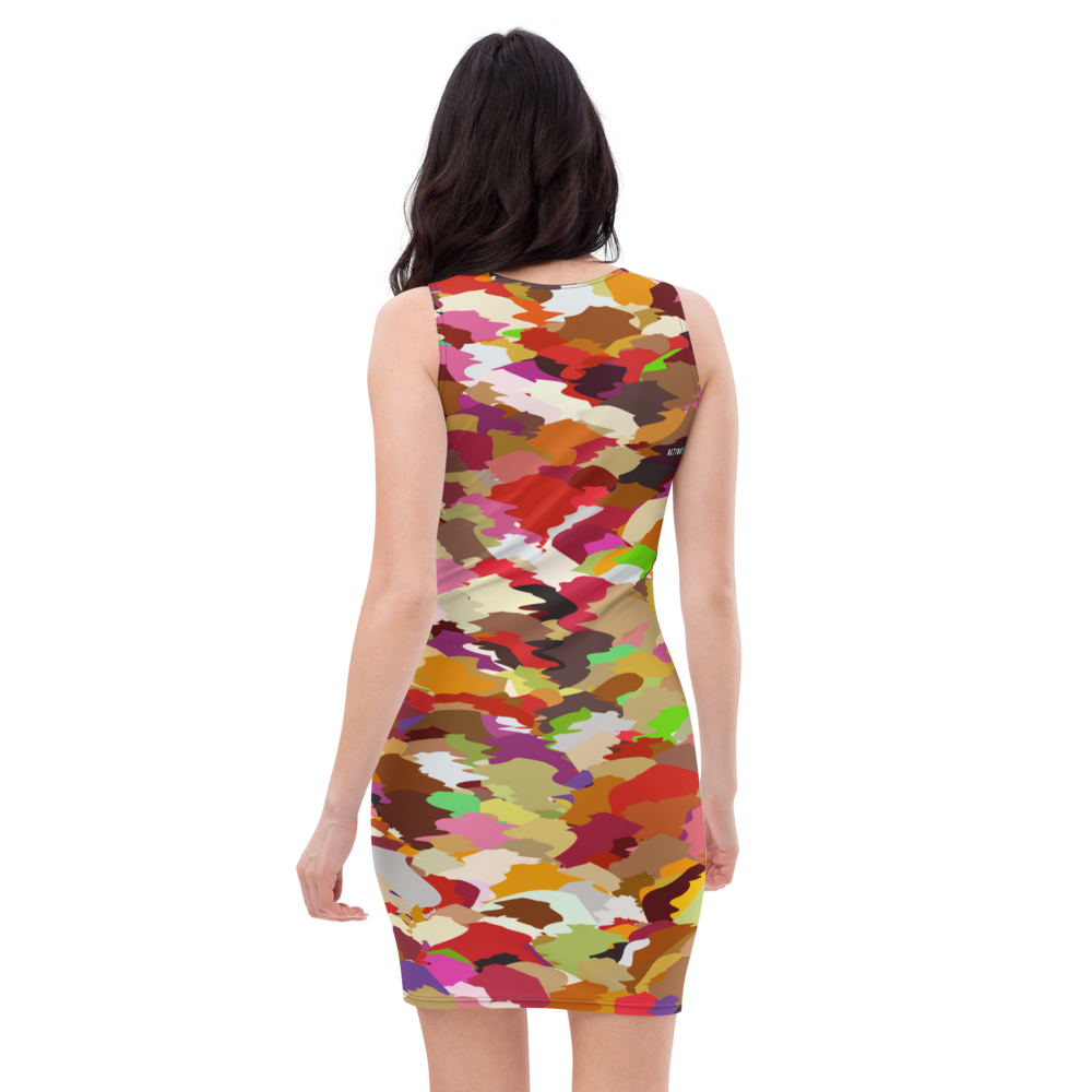 #a477f780 - ALTINO Fitted Dress - Eat My Gelato Collection - Stop Plastic Packaging - #PlasticCops - Apparel - Accessories - Clothing For Girls - Women Dresses