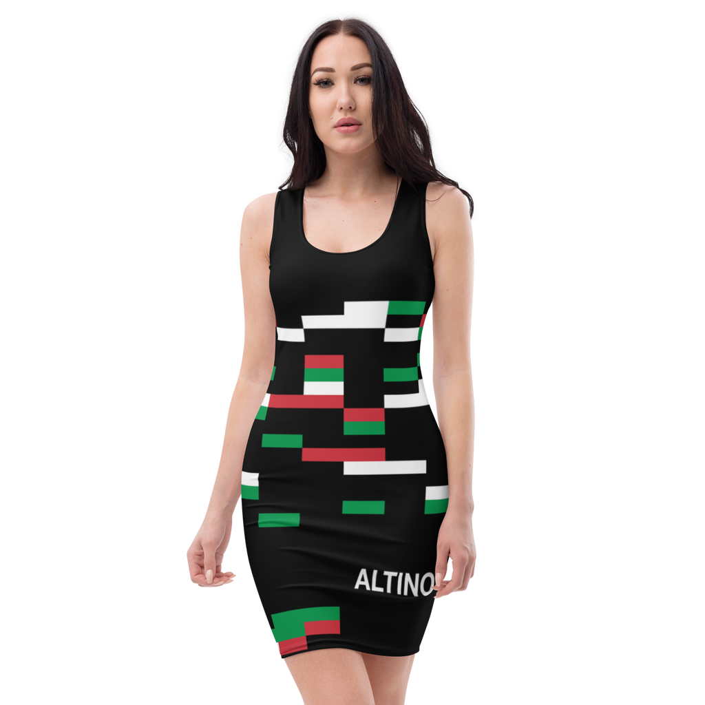 #b13f02a0 - ALTINO Fitted Dress - Viva Italia Collection - Stop Plastic Packaging - #PlasticCops - Apparel - Accessories - Clothing For Girls - Women Dresses
