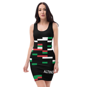 #b13f02a0 - ALTINO Fitted Dress - Viva Italia Collection - Stop Plastic Packaging - #PlasticCops - Apparel - Accessories - Clothing For Girls - Women Dresses