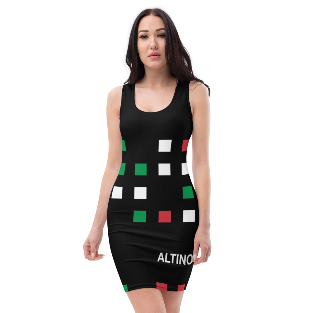 #477af5a0 - ALTINO Fitted Dress - Bella Italia Collection - Stop Plastic Packaging - #PlasticCops - Apparel - Accessories - Clothing For Girls - Women Dresses