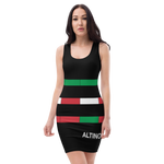 #dc9e9ea0 - ALTINO Fitted Dress - Bella Italia Collection - Stop Plastic Packaging - #PlasticCops - Apparel - Accessories - Clothing For Girls - Women Dresses