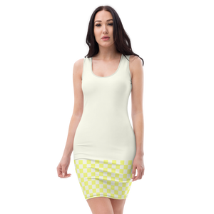 #c8b90fb0 - ALTINO Fitted Dress - Summer Never Ends Collection - Stop Plastic Packaging - #PlasticCops - Apparel - Accessories - Clothing For Girls - Women Dresses