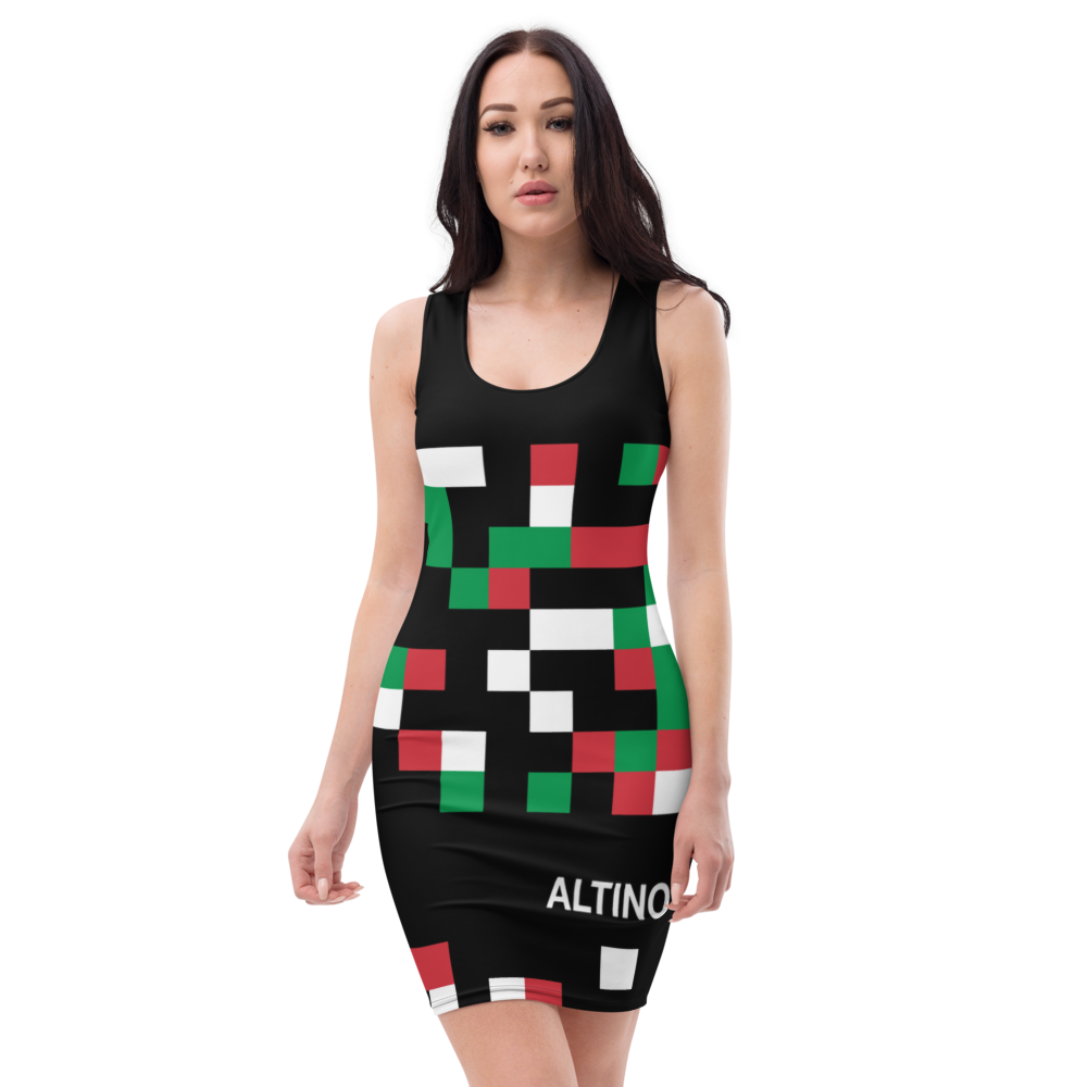 #d569cba0 - ALTINO Fitted Dress - Bella Italia Collection - Stop Plastic Packaging - #PlasticCops - Apparel - Accessories - Clothing For Girls - Women Dresses