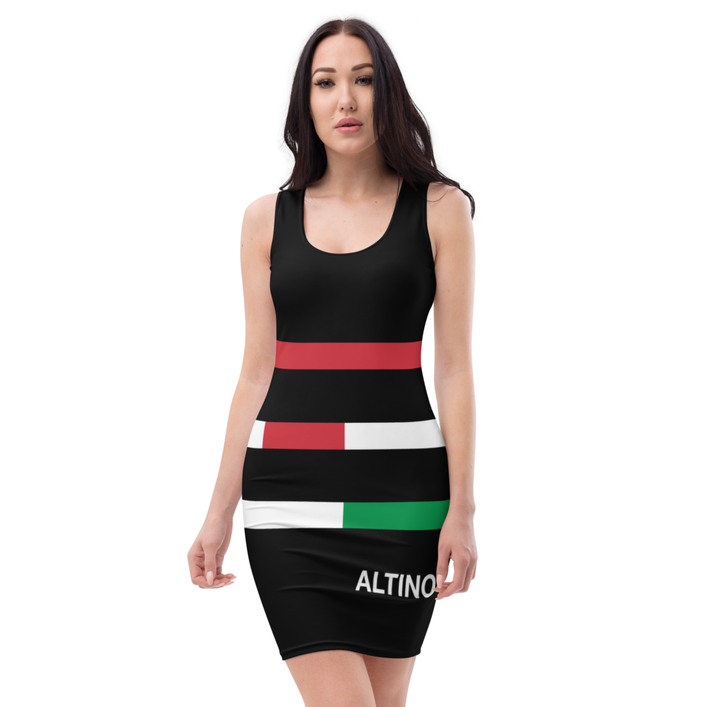 #a9a9cea0 - ALTINO Fitted Dress - Bella Italia Collection - Stop Plastic Packaging - #PlasticCops - Apparel - Accessories - Clothing For Girls - Women Dresses