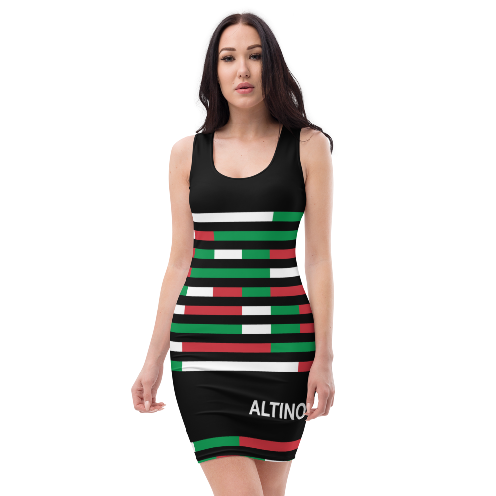 #cb9f44a0 - ALTINO Fitted Dress - Bella Italia Collection - Stop Plastic Packaging - #PlasticCops - Apparel - Accessories - Clothing For Girls - Women Dresses