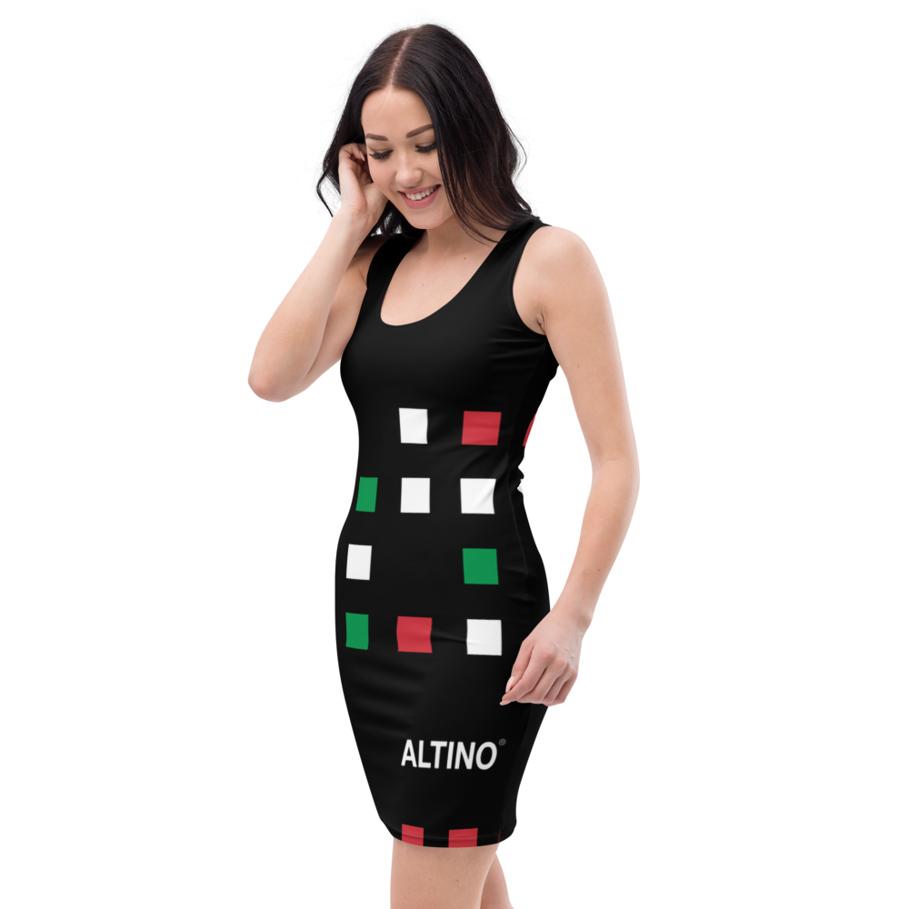 #477af5a0 - ALTINO Fitted Dress - Bella Italia Collection - Stop Plastic Packaging - #PlasticCops - Apparel - Accessories - Clothing For Girls - Women Dresses