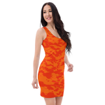 #94ef5490 - ALTINO Fitted Dress - Cherry Orange Collection - Stop Plastic Packaging - #PlasticCops - Apparel - Accessories - Clothing For Girls - Women Dresses