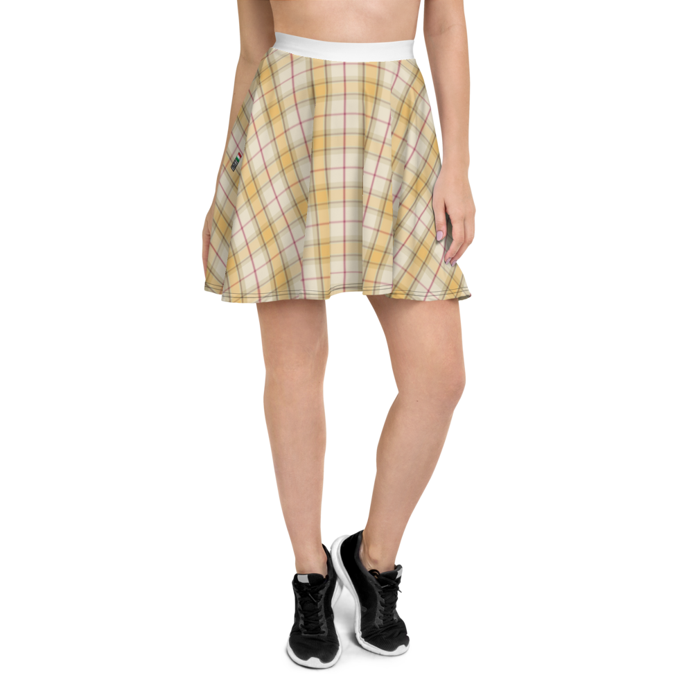 #fde9a390 - ALTINO Skater Skirt - Great Scott Collection - Stop Plastic Packaging - #PlasticCops - Apparel - Accessories - Clothing For Girls - Women Skirts