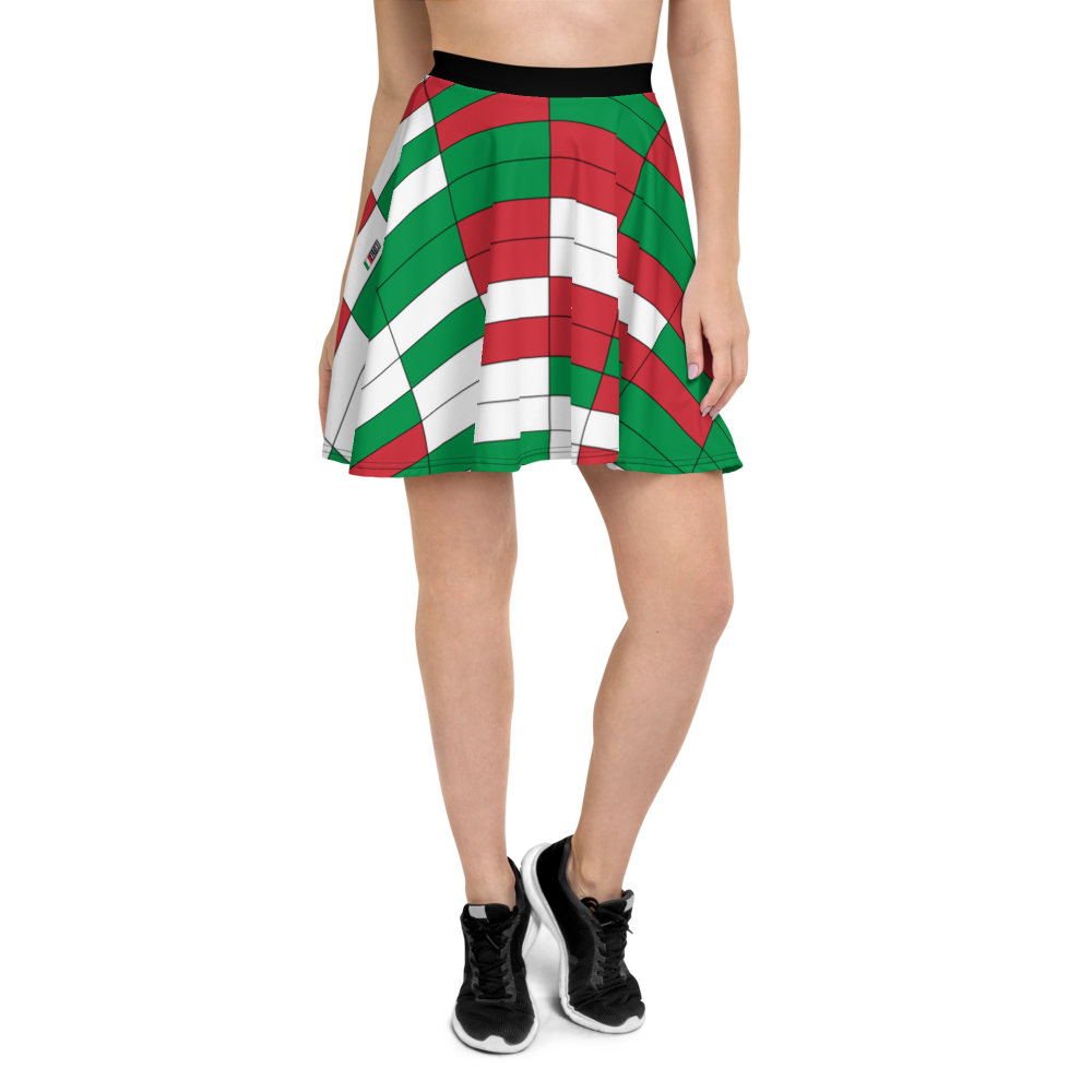 #61e0c680 - ALTINO Skater Skirt - Bella Italia Collection - Stop Plastic Packaging - #PlasticCops - Apparel - Accessories - Clothing For Girls - Women Skirts