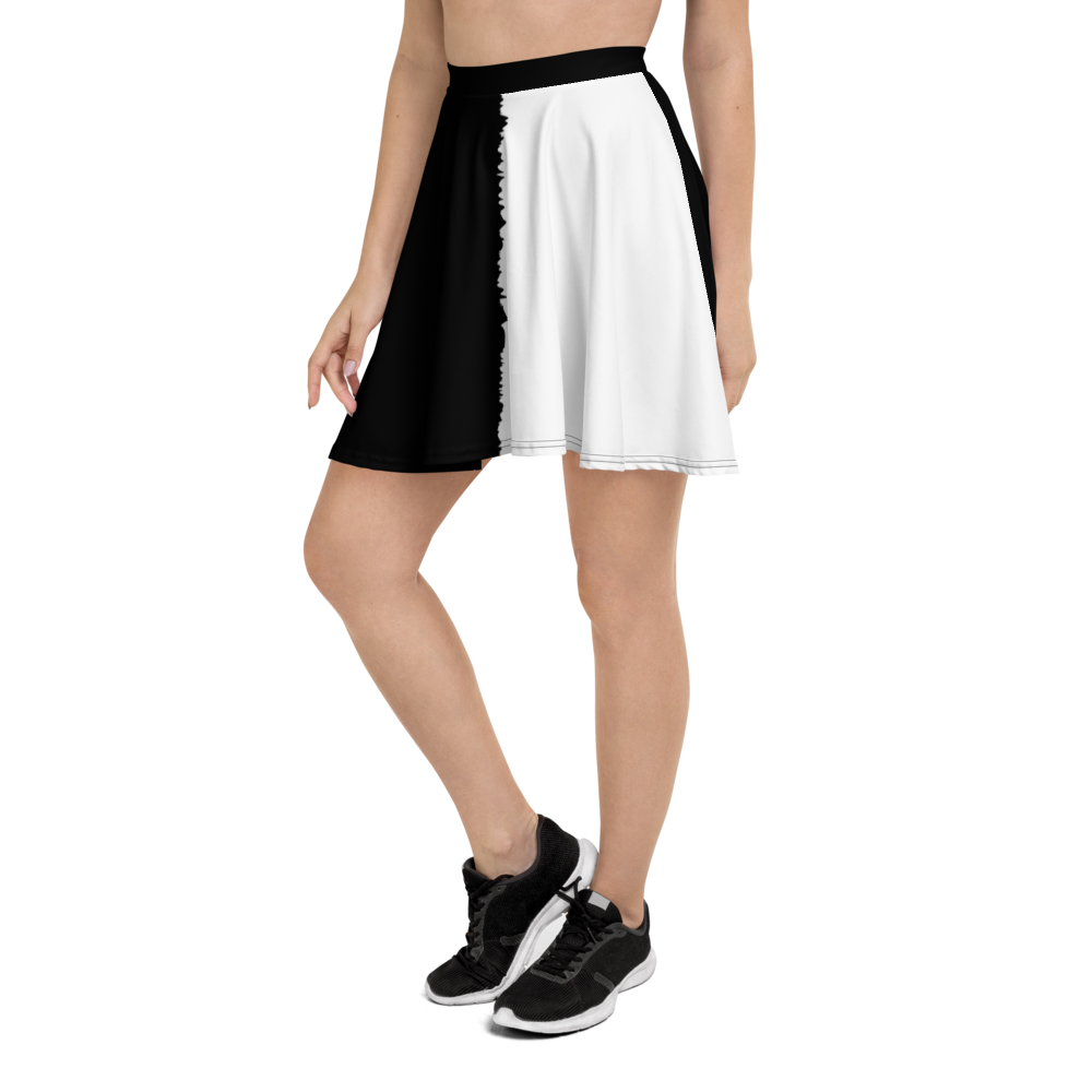 #e6f81e80 - ALTINO Skater Skirt - Blanc Collection - Stop Plastic Packaging - #PlasticCops - Apparel - Accessories - Clothing For Girls - Women Skirts
