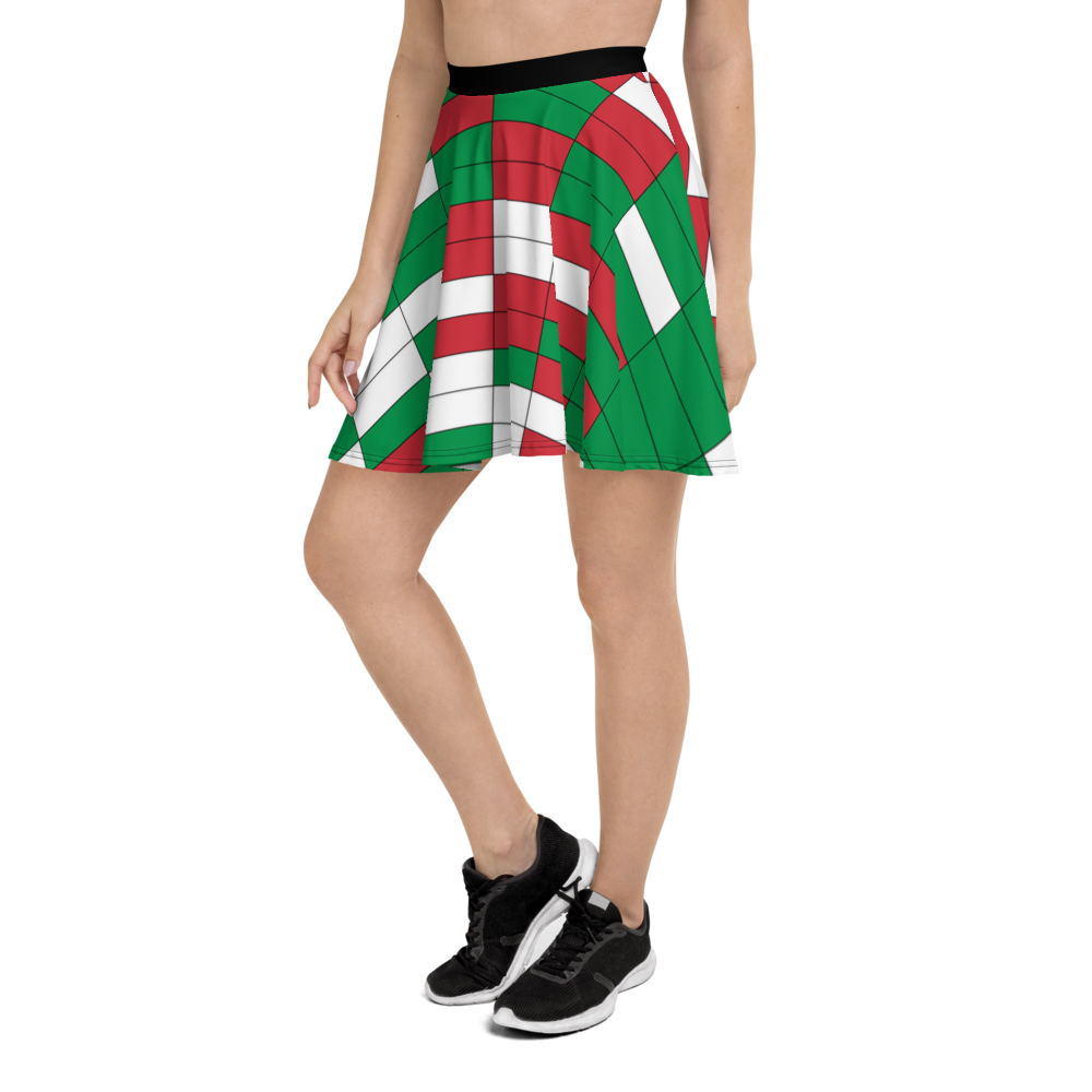 #61e0c680 - ALTINO Skater Skirt - Bella Italia Collection - Stop Plastic Packaging - #PlasticCops - Apparel - Accessories - Clothing For Girls - Women Skirts