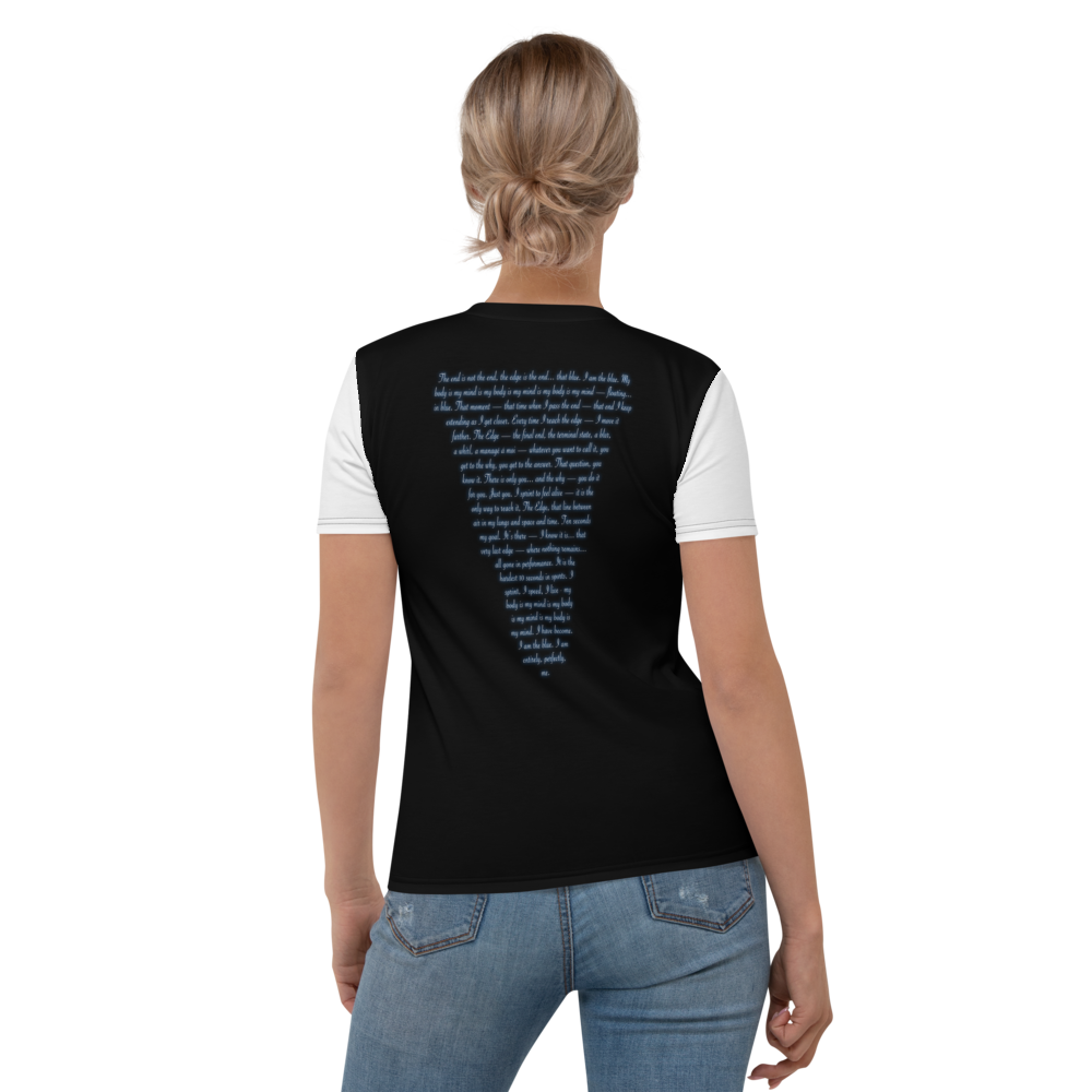 #763dce82 - ALTINO Crew Neck T-Shirt - The Edge Collection - Stop Plastic Packaging - #PlasticCops - Apparel - Accessories - Clothing For Girls - Women Tops