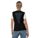 #763dce82 - ALTINO Crew Neck T-Shirt - The Edge Collection - Stop Plastic Packaging - #PlasticCops - Apparel - Accessories - Clothing For Girls - Women Tops