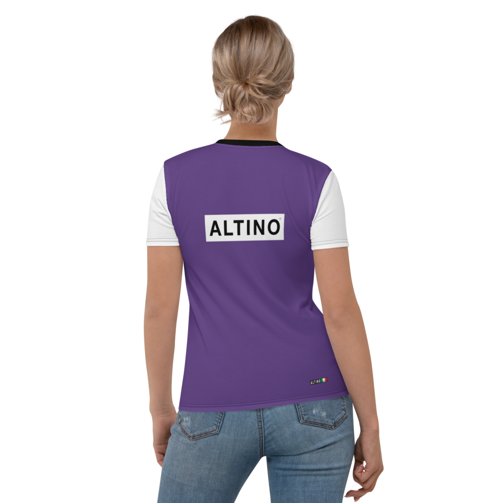 #6d295da0 - ALTINO Crew Neck T-Shirt - Summer Never Ends Collection - Stop Plastic Packaging - #PlasticCops - Apparel - Accessories - Clothing For Girls - Women Tops