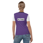 #6d295da0 - ALTINO Crew Neck T-Shirt - Summer Never Ends Collection - Stop Plastic Packaging - #PlasticCops - Apparel - Accessories - Clothing For Girls - Women Tops