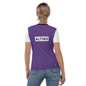 #6d295da0 - ALTINO Crew Neck T-Shirt - Summer Never Ends Collection - Stop Plastic Packaging - #PlasticCops - Apparel - Accessories - Clothing For Girls - Women Tops