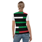 #43f580a0 - ALTINO Crew Neck T-Shirt - Bella Italia Collection - Stop Plastic Packaging - #PlasticCops - Apparel - Accessories - Clothing For Girls - Women Tops
